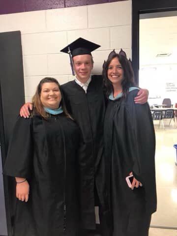 Evan, Crystal and Jennifer